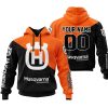 PREMIUM GIFT - CUSTOM NAME - HUSQVARNA - ORANGE