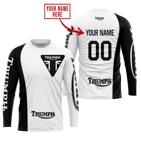 PREMIUM MX - CUSTOM NAME - TRIUMPH - WHITE - Image 4