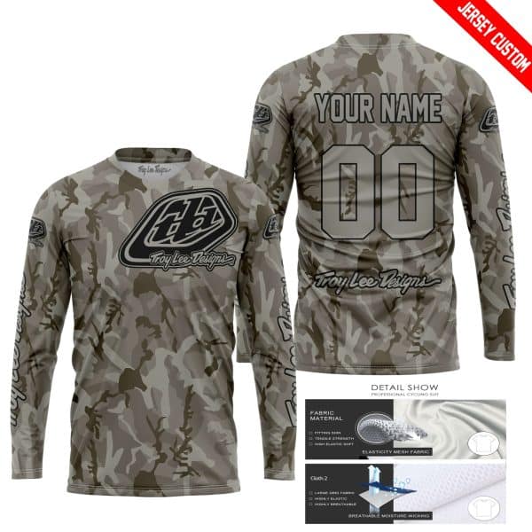 LIMITED EDITION PRODUCTS - US ARMY V2 - TROY LEE DESIGNS RACING - CUSTOM NAME - Image 2