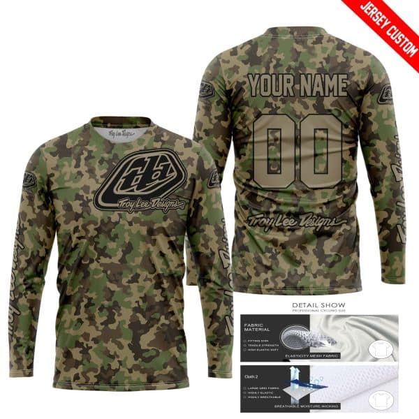 LIMITED EDITION PRODUCTS - US ARMY V3 - TROY LEE DESIGNS RACING - CUSTOM NAME - Image 2