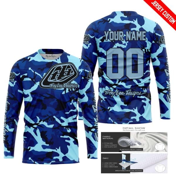 LIMITED EDITION PRODUCTS - US NAVY V1 - TROY LEE DESIGNS RACING - CUSTOM NAME - Image 2