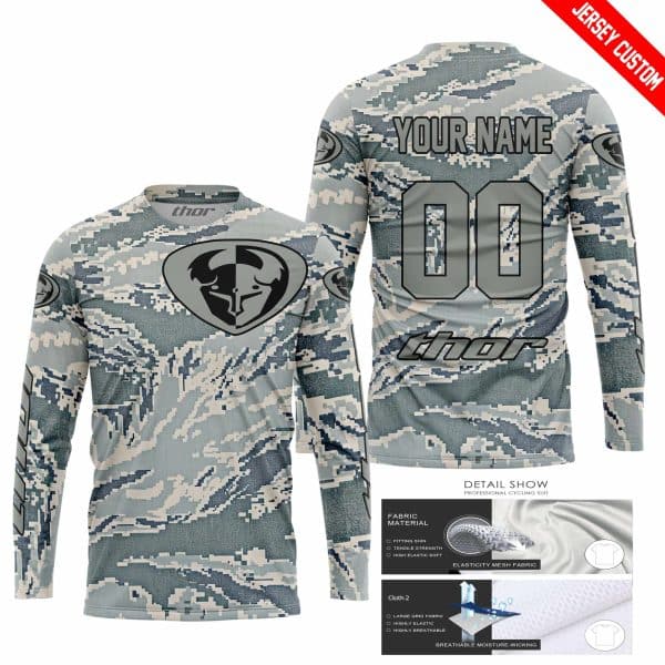 LIMITED EDITION PRODUCTS - US AIR PORCE - THOR RACING - CUSTOM NAME - Image 2