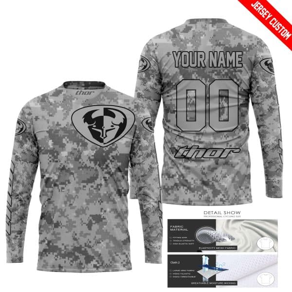 LIMITED EDITION PRODUCTS - US ARMY V1 - THOR RACING - CUSTOM NAME - Image 2