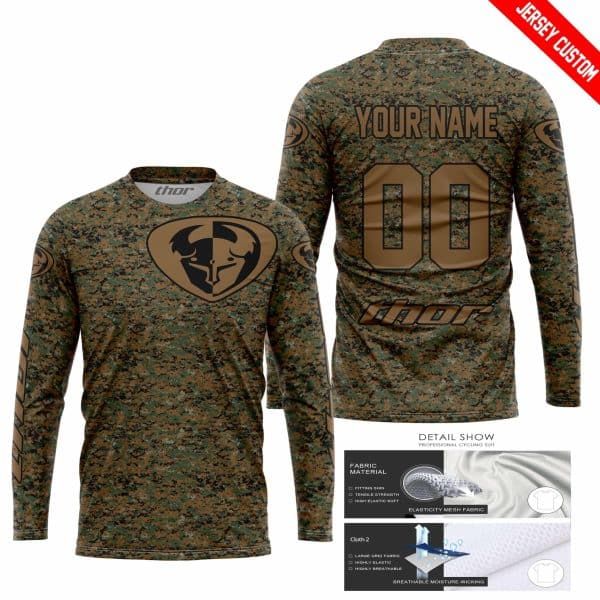 LIMITED EDITION PRODUCTS - US MARINE V1 - THOR RACING - CUSTOM NAME - Image 2