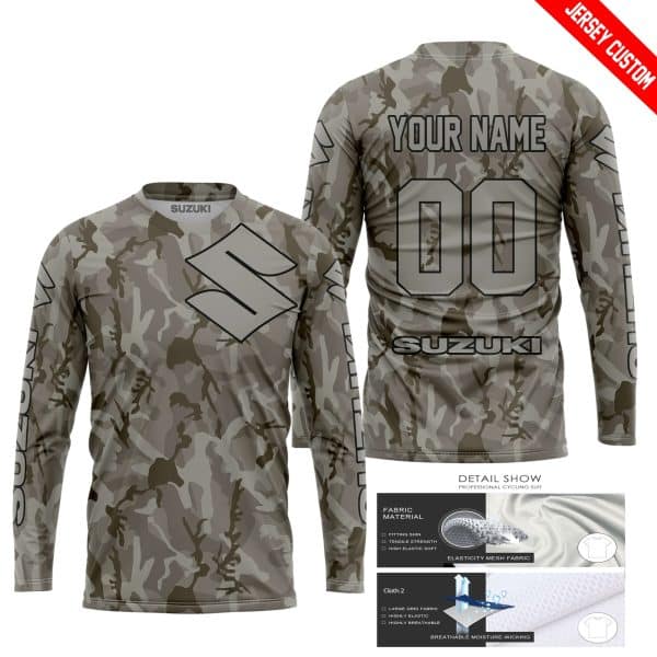 LIMITED EDITION PRODUCTS - US ARMY V2 - SUZUKI RACING - CUSTOM NAME - Image 2