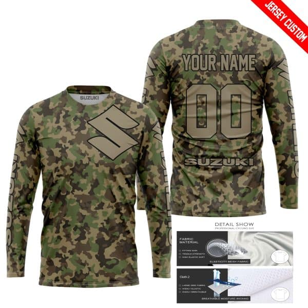 LIMITED EDITION PRODUCTS - US ARMY V3 - SUZUKI RACING - CUSTOM NAME - Image 2