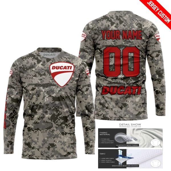 LIMITED EDITION PRODUCTS - US ARMY - DUCATI RACING V1 - CUSTOM NAME - Image 2