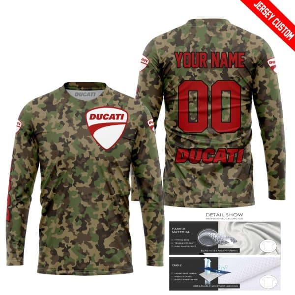 LIMITED EDITION PRODUCTS - US ARMY V3 - DUCATI RACING V1 - CUSTOM NAME - Image 2