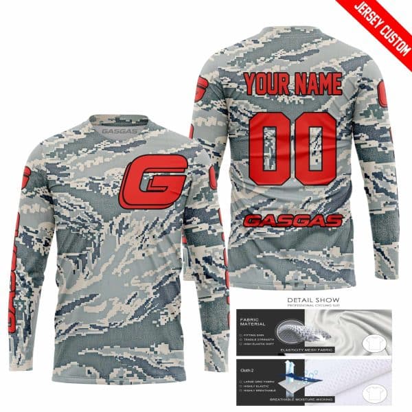 LIMITED EDITION PRODUCTS - US AIR PORCE - GAS GAS RACING V1 - CUSTOM NAME - Image 2