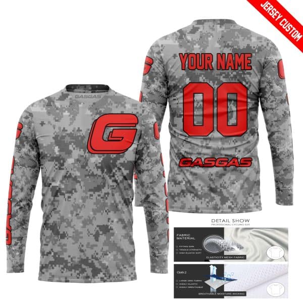 LIMITED EDITION PRODUCTS - US ARMY V1 - GAS GAS RACING V1 - CUSTOM NAME - Image 2