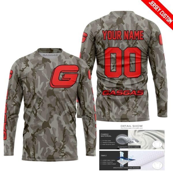LIMITED EDITION PRODUCTS - US ARMY V2 - GAS GAS RACING V1 - CUSTOM NAME - Image 2
