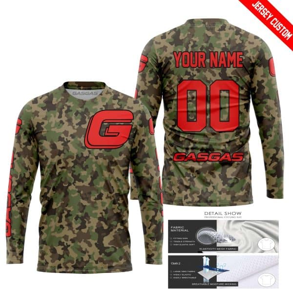 LIMITED EDITION PRODUCTS - US ARMY V3 - GAS GAS RACING V1 - CUSTOM NAME - Image 2