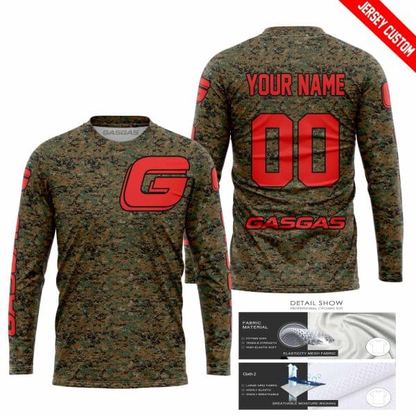 LIMITED EDITION PRODUCTS - US MARINE V1 - GAS GAS RACING V1 - CUSTOM NAME - Image 2