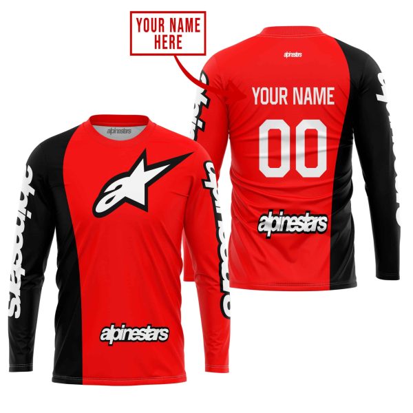 PREMIUM MX - CUSTOM NAME - ALPINESTARS - RED - Image 3