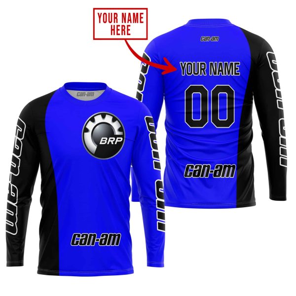 PREMIUM MX - CUSTOM NAME - CAN AM - BLUE - Image 2
