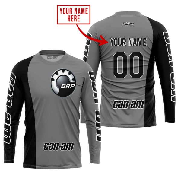 PREMIUM MX - CUSTOM NAME - CAN AM - GREY - Image 2