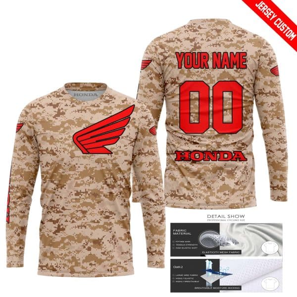 LIMITED EDITION PRODUCTS - US MARINE - HONDA RACING V1 - CUSTOM NAME - Image 2