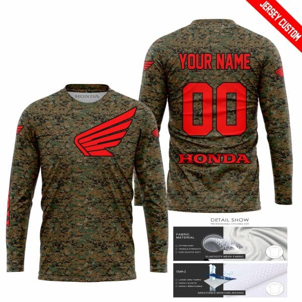 LIMITED EDITION PRODUCTS - US MARINE V1 - HONDA RACING V1 - CUSTOM NAME - Image 2