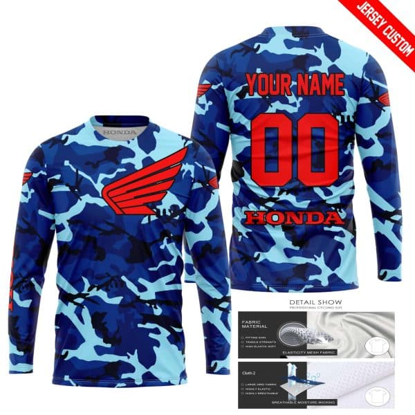 LIMITED EDITION PRODUCTS - US NAVY V1 - HONDA RACING V1 - CUSTOM NAME - Image 2