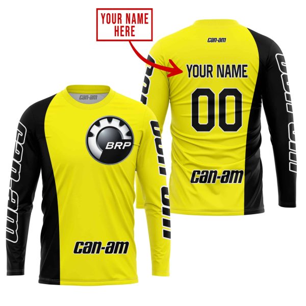 PREMIUM MX - CUSTOM NAME - CAN AM - YELLOW - Image 2