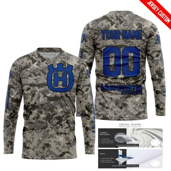 LIMITED EDITION PRODUCTS - US ARMY - HUSQVARNA RACING V1 - CUSTOM NAME - Image 2