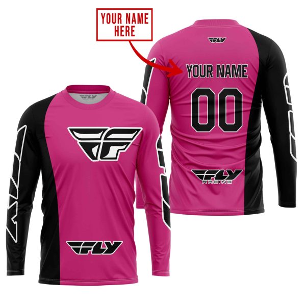 PREMIUM MX - CUSTOM NAME - FLY RACING - PINK 1 - Image 2