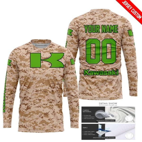 LIMITED EDITION PRODUCTS - US MARINE - KAWASAKI RACING V1 - CUSTOM NAME - Image 2