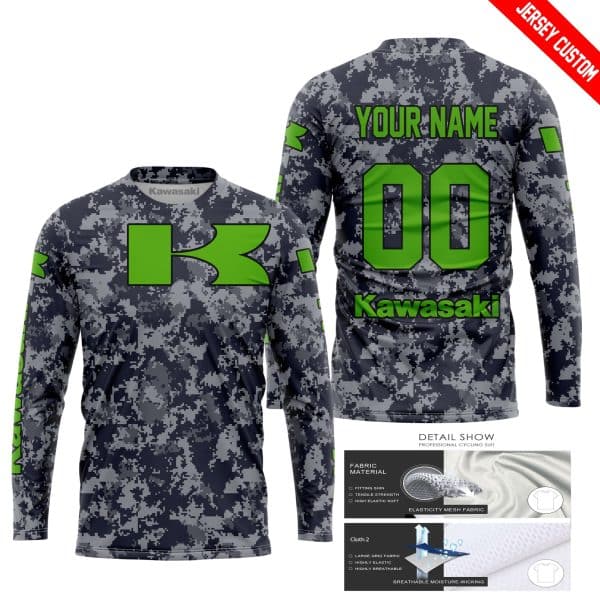 LIMITED EDITION PRODUCTS - US NAVY - KAWASAKI RACING V1 - CUSTOM NAME - Image 2