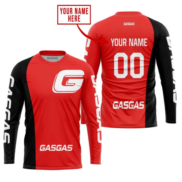 PREMIUM MX - CUSTOM NAME - GAS GAS - RED - Image 2