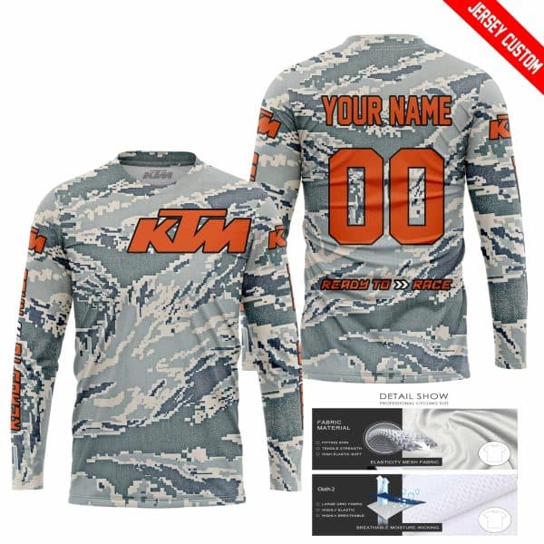LIMITED EDITION PRODUCTS - US AIR PORCE - KTM RACING V1 - CUSTOM NAME - Image 2