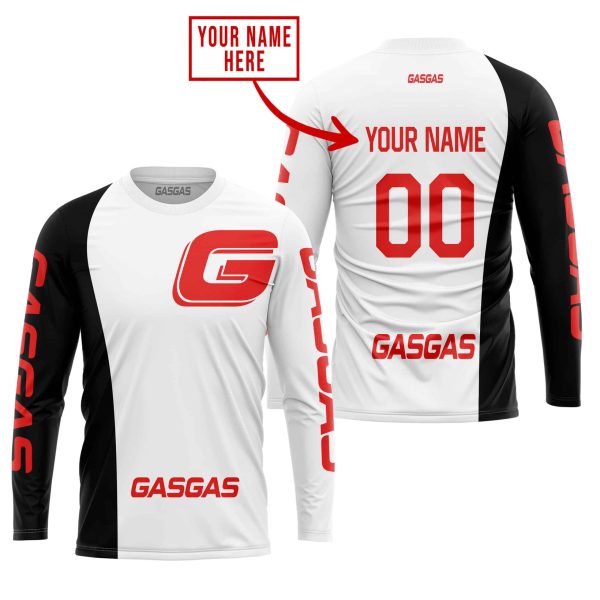 PREMIUM MX - CUSTOM NAME - GAS GAS - WHITE - Image 2