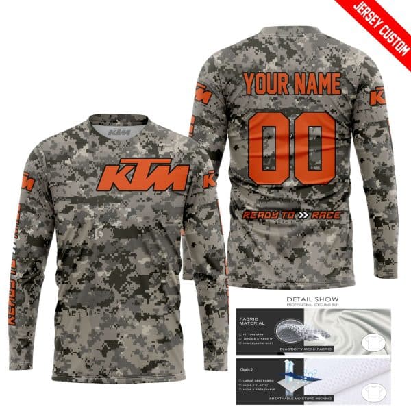 LIMITED EDITION PRODUCTS - US ARMY - KTM RACING V1 - CUSTOM NAME - Image 2
