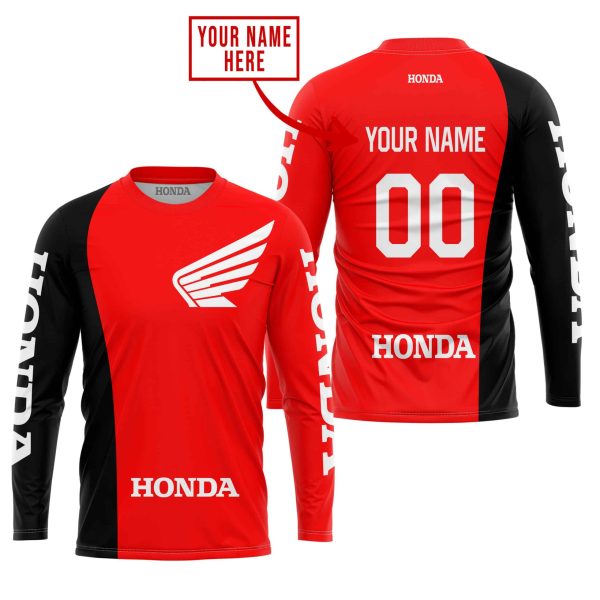 PREMIUM MX - CUSTOM NAME - HONDA - RED - Image 2