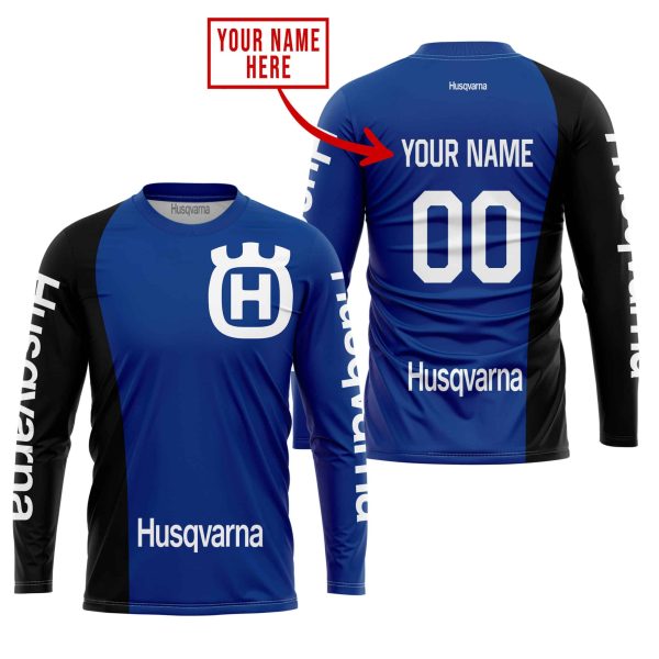 PREMIUM MX - CUSTOM NAME - HUSQVARNA - BLUE - Image 2