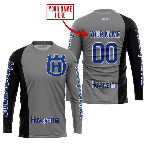 PREMIUM MX - CUSTOM NAME - HUSQVARNA - GREY - Image 2