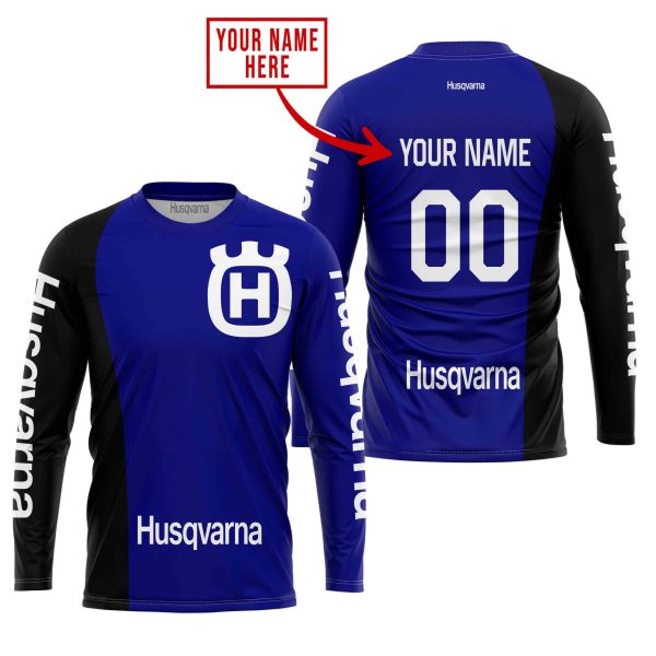 PREMIUM MX - CUSTOM NAME - HUSQVARNA - NAVY - Image 2