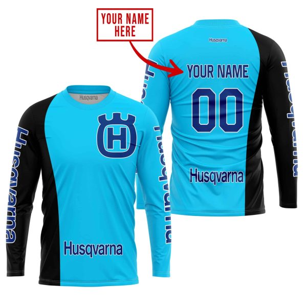 PREMIUM MX - CUSTOM NAME - HUSQVARNA - SKY BLUE - Image 2