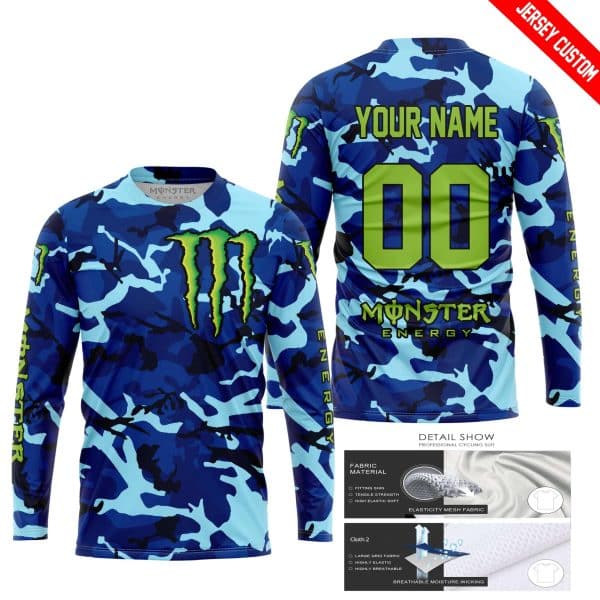 LIMITED EDITION PRODUCTS - US NAVY V1 - MONSTER ENERGY RACING V1 - CUSTOM NAME - Image 2