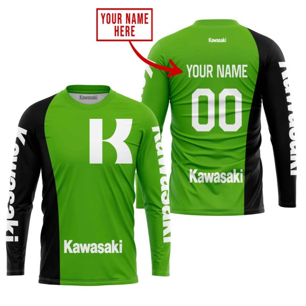PREMIUM MX - CUSTOM NAME - KAWASAKI - GREEN - Image 2