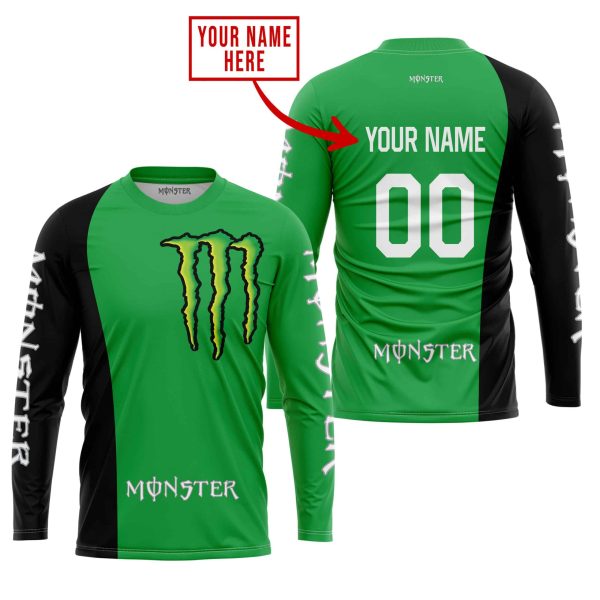 PREMIUM MX - CUSTOM NAME - MONSTER - GREEN - Image 2