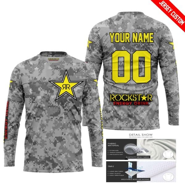 LIMITED EDITION PRODUCTS - US ARMY V1 - ROCKSTAR ENERGY RACING V1 - CUSTOM NAME - Image 2