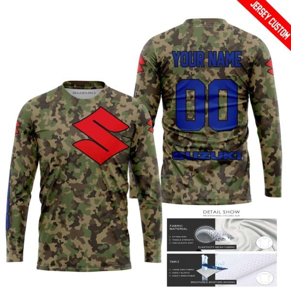 LIMITED EDITION PRODUCTS - US ARMY V3 - SUZUKI RACING V1 - CUSTOM NAME - Image 2