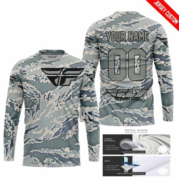 LIMITED EDITION PRODUCTS - US AIR PORCE - FLY RACING - CUSTOM NAME - Image 2