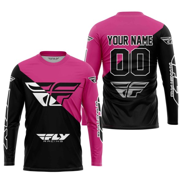 PREMIUM GIFT - CUSTOM NAME - FLY RACING - PINK 1 - Image 3