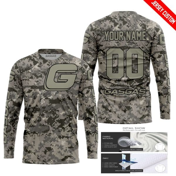 LIMITED EDITION PRODUCTS  - US ARMY - GAS GAS RACING - CUSTOM NAME - Image 2