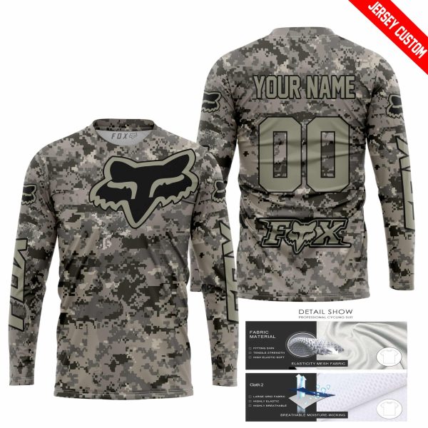 LIMITED EDITION PRODUCTS  - US ARMY - FOX RACING - CUSTOM NAME - Image 2