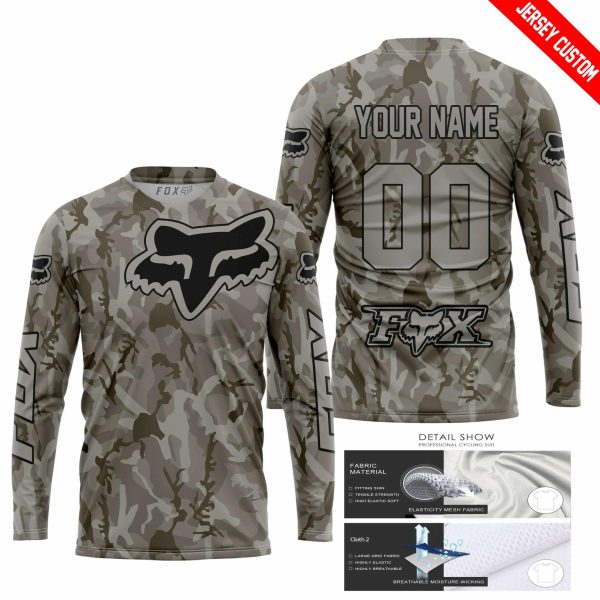 LIMITED EDITION PRODUCTS  - US ARMY V2 - FOX RACING - CUSTOM NAME - Image 2