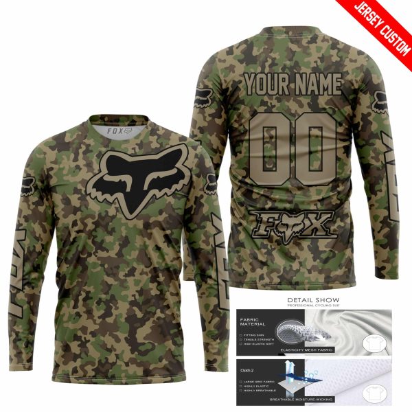 LIMITED EDITION PRODUCTS  - US ARMY V3 - FOX RACING - CUSTOM NAME - Image 2
