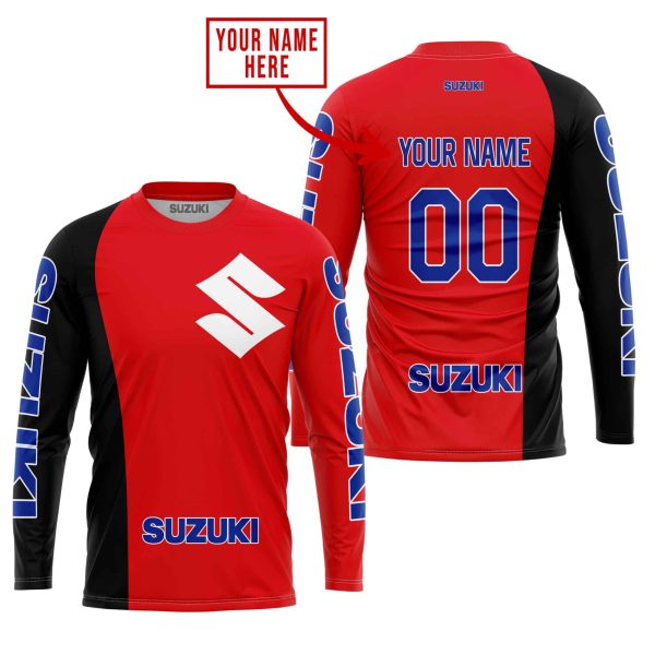 PREMIUM MX - CUSTOM NAME - SUZUKI - RED - Image 4