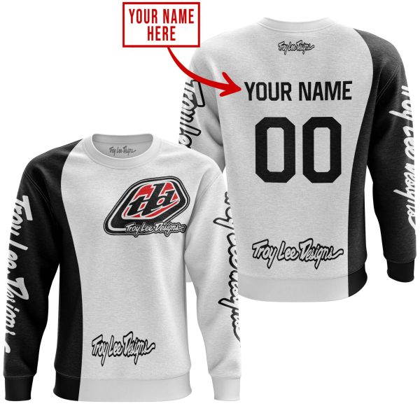 PREMIUM MX - CUSTOM NAME - TROY LEE DESIGNS - WHITE - Image 3